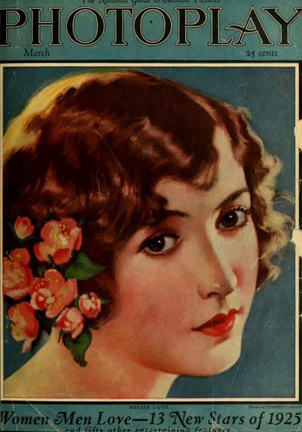 PHOTOPLAY magazine side cover Issue 166 March 1925