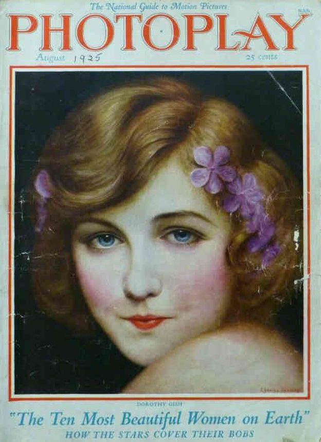 PHOTOPLAY magazine side cover Issue 171 August 1925