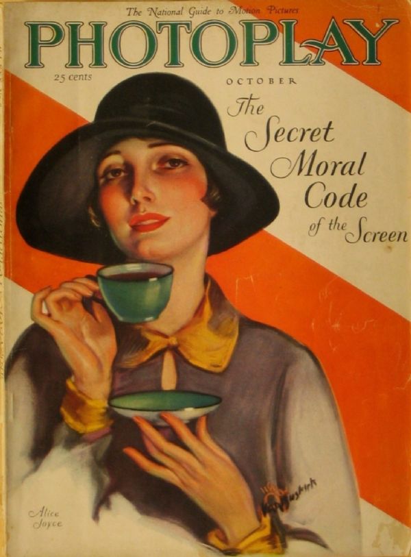 PHOTOPLAY magazine side cover Issue 185 October 1926