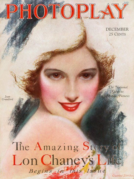 PHOTOPLAY magazine side cover Issue 199 December 1927