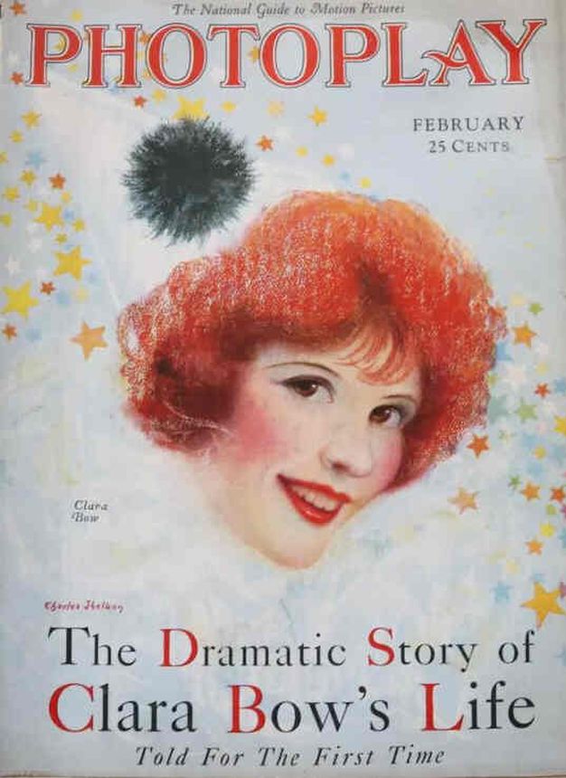 PHOTOPLAY magazine side cover Issue 201 February 1928