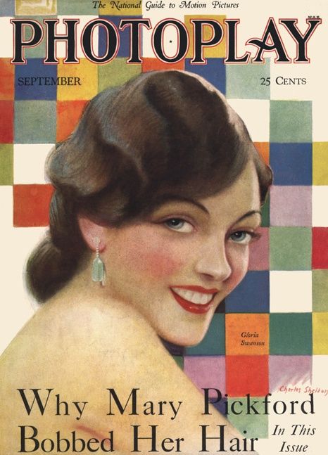 PHOTOPLAY magazine side cover Issue 208 September 1928