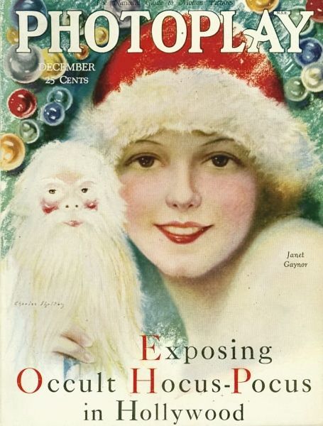 PHOTOPLAY magazine side cover Issue 211 December 1928