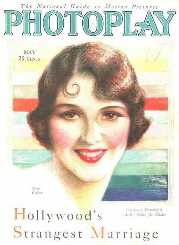 PHOTOPLAY magazine side cover Issue 216 May 1929