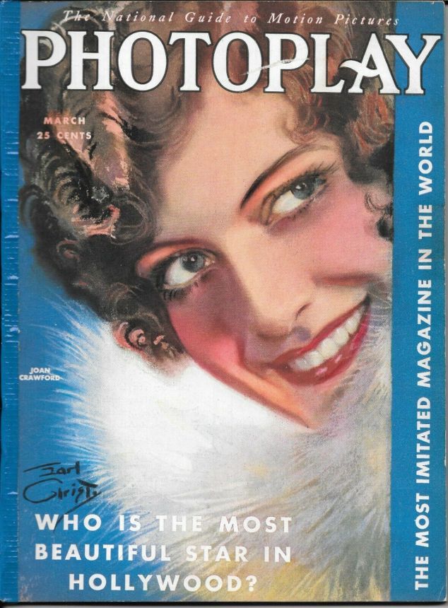 PHOTOPLAY magazine side cover Issue 226 March 1930