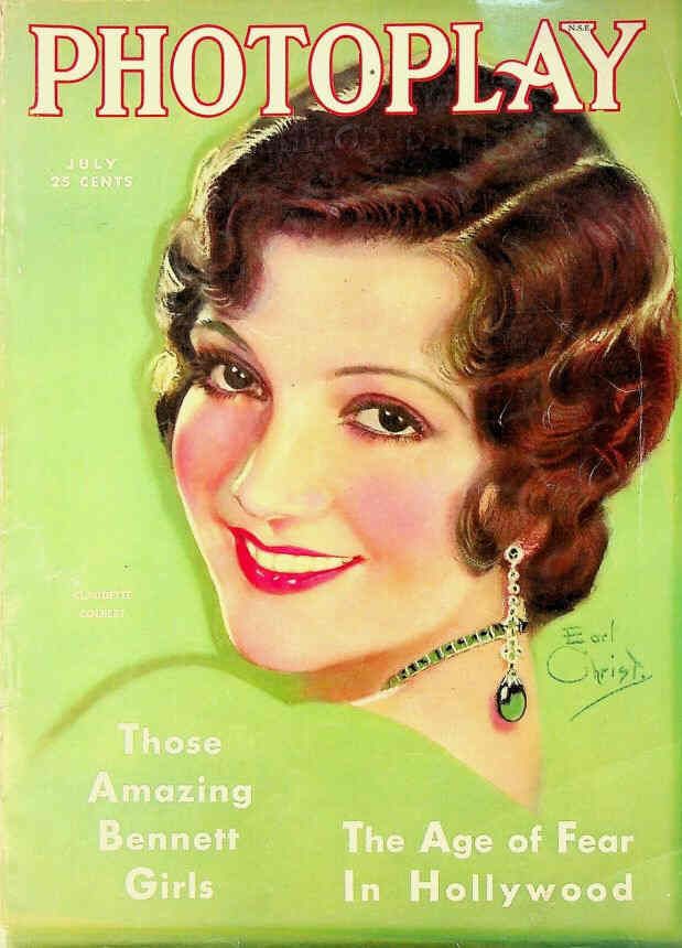 PHOTOPLAY magazine side cover Issue 242 July 1931