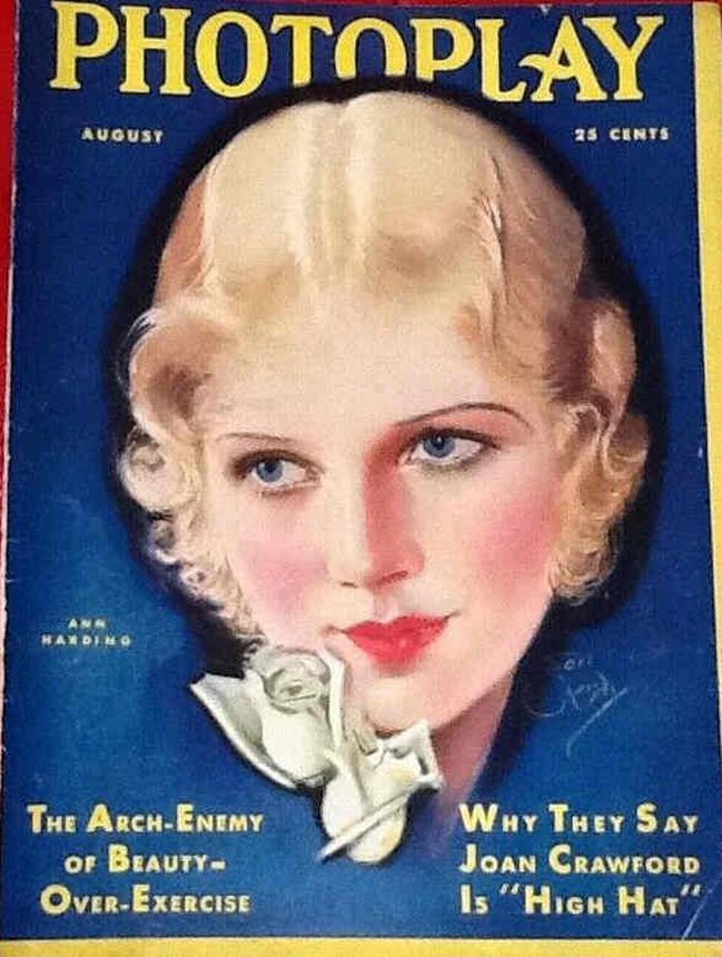 PHOTOPLAY magazine side cover Issue 243 August 1931