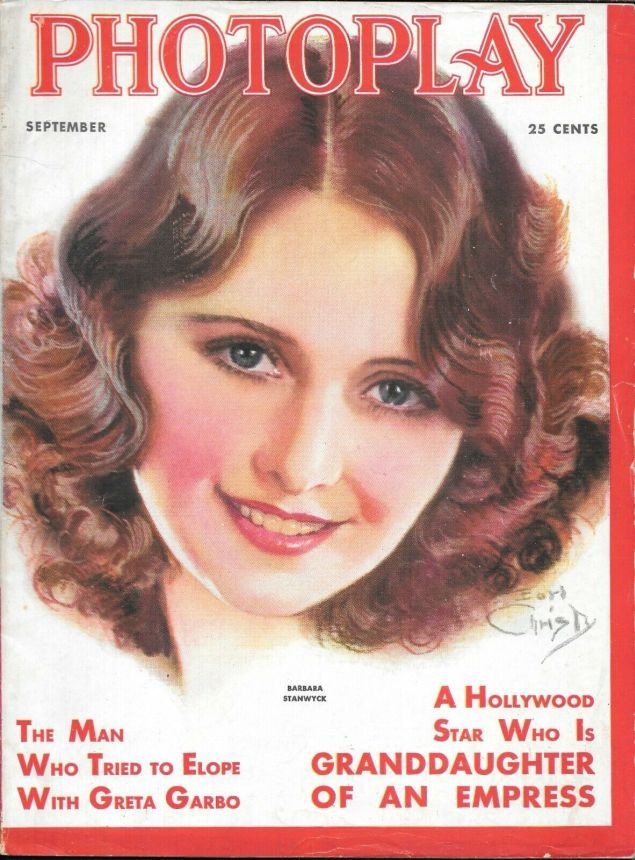 PHOTOPLAY magazine side cover Issue 244 September 1931