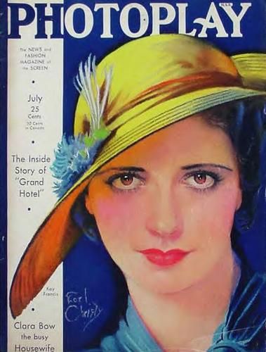 PHOTOPLAY magazine side cover Issue 254 July 1932