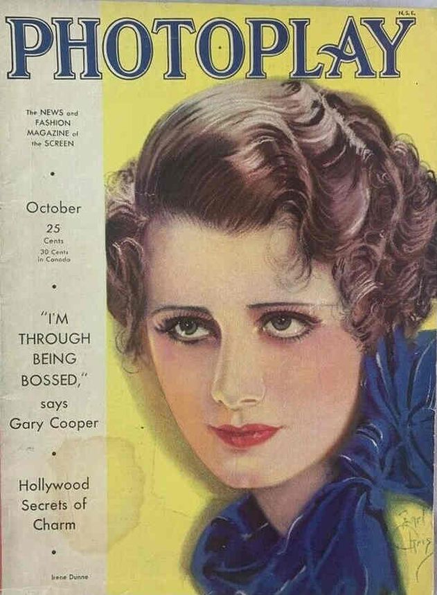 PHOTOPLAY magazine side cover Issue 257 October 1932