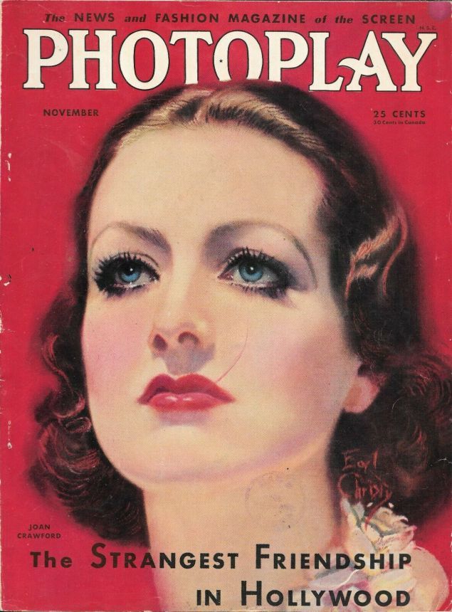 PHOTOPLAY magazine side cover Issue 258 November 1932