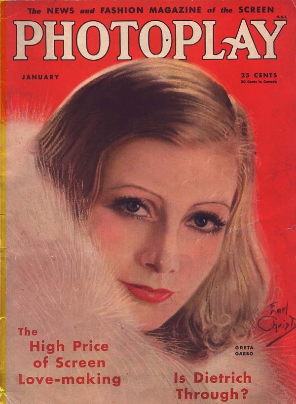 PHOTOPLAY magazine side cover Issue 260 January 1933