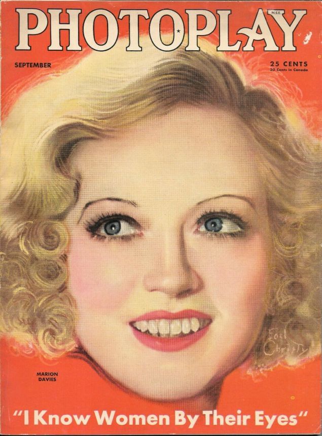 PHOTOPLAY magazine side cover Issue 268 September 1933
