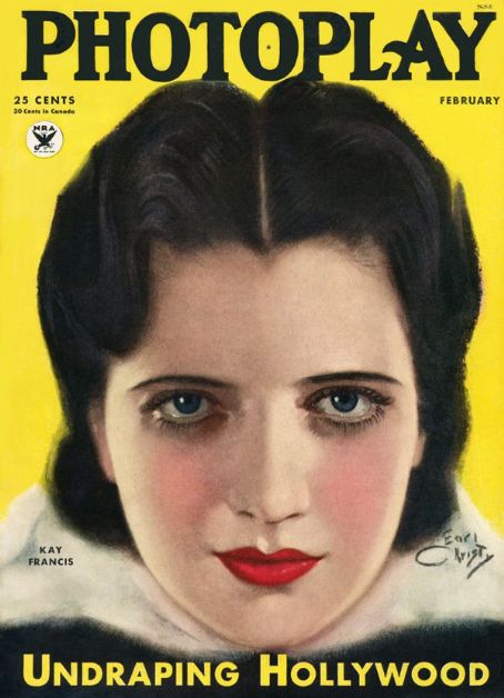 PHOTOPLAY magazine side cover Issue 273 February 1934