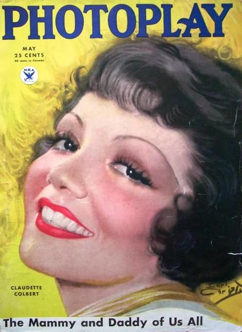 PHOTOPLAY magazine side cover Issue 276 May 1934
