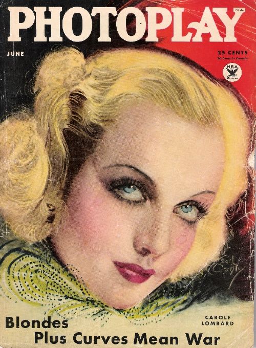 PHOTOPLAY magazine side cover Issue 277 June 1934