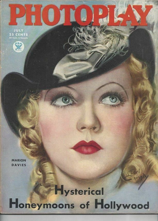 PHOTOPLAY magazine side cover Issue 278 July 1934