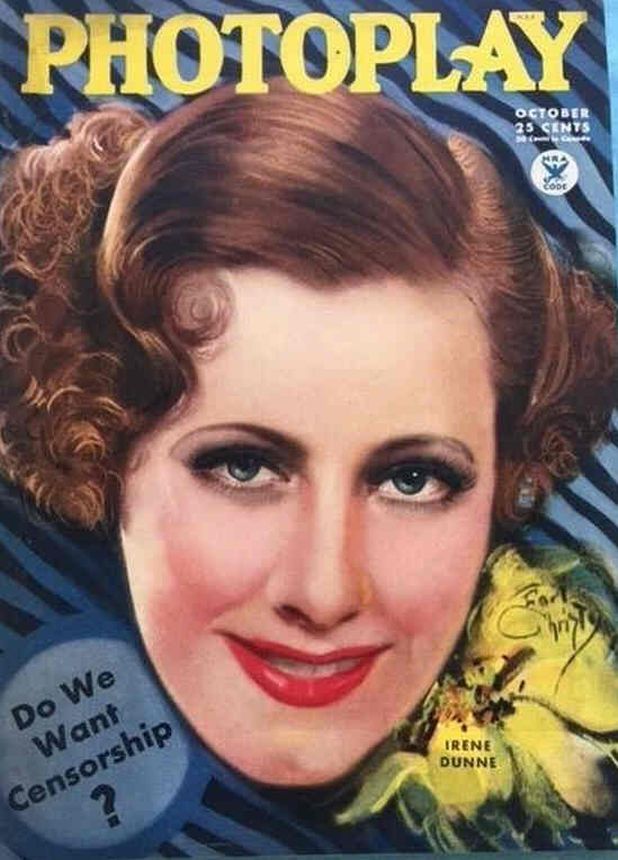 PHOTOPLAY magazine side cover Issue 281 October 1934