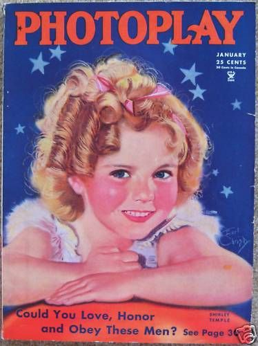 PHOTOPLAY magazine side cover Issue 284 January 1935