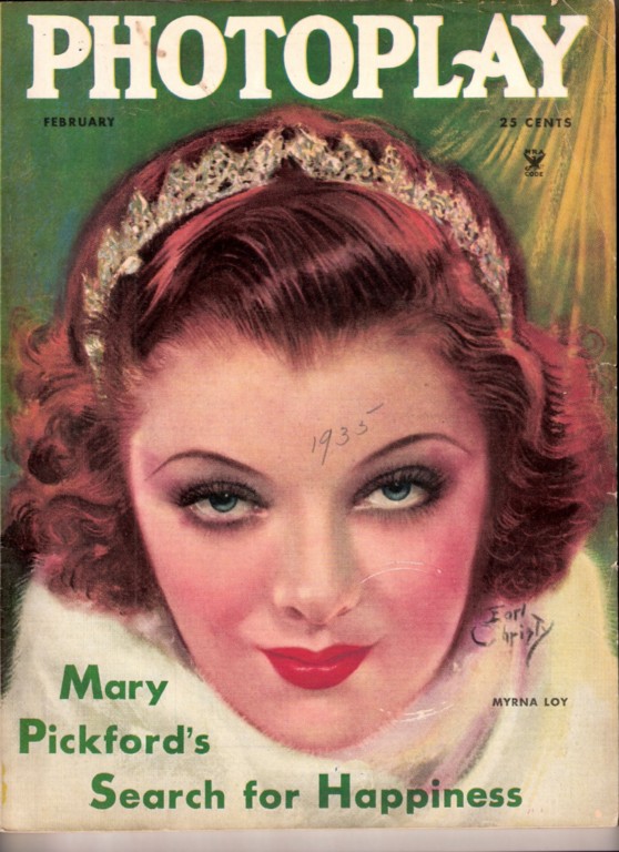 PHOTOPLAY magazine side cover Issue 285 February 1935