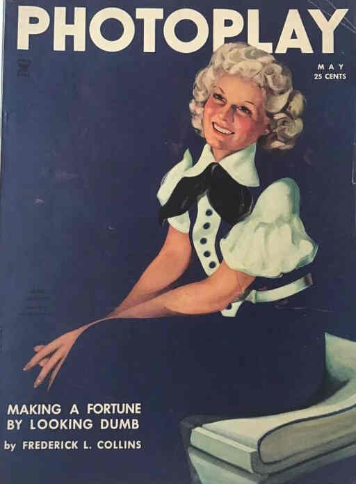 PHOTOPLAY magazine side cover Issue 288 May 1935