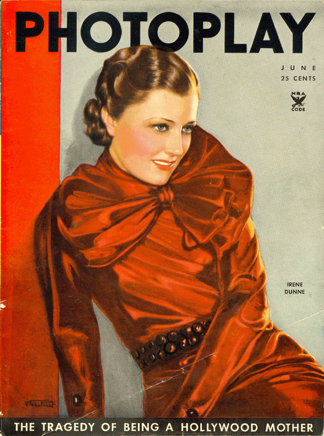PHOTOPLAY magazine side cover Issue 289 June 1935