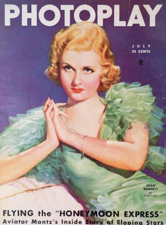 PHOTOPLAY magazine side cover Issue 290 July 1935
