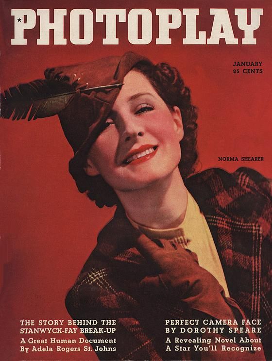 PHOTOPLAY magazine side cover Issue 296 January 1936