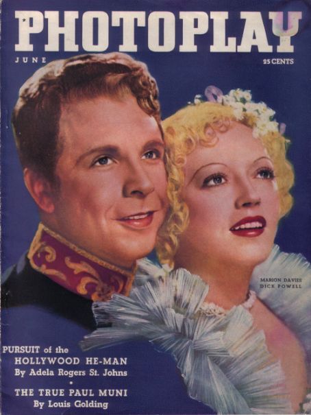 PHOTOPLAY magazine side cover Issue 301 June 1936