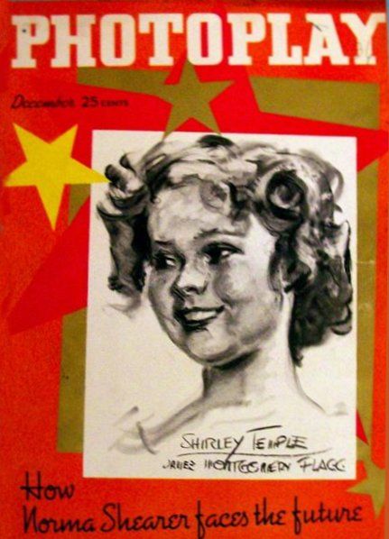 PHOTOPLAY magazine side cover Issue 307 December 1936