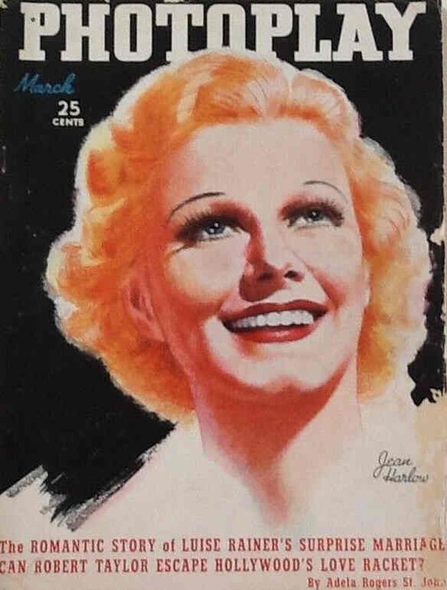 PHOTOPLAY magazine side cover Issue 310 March 1937
