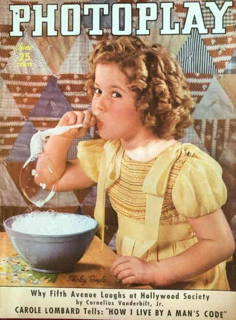 PHOTOPLAY magazine side cover Issue 313 June 1937