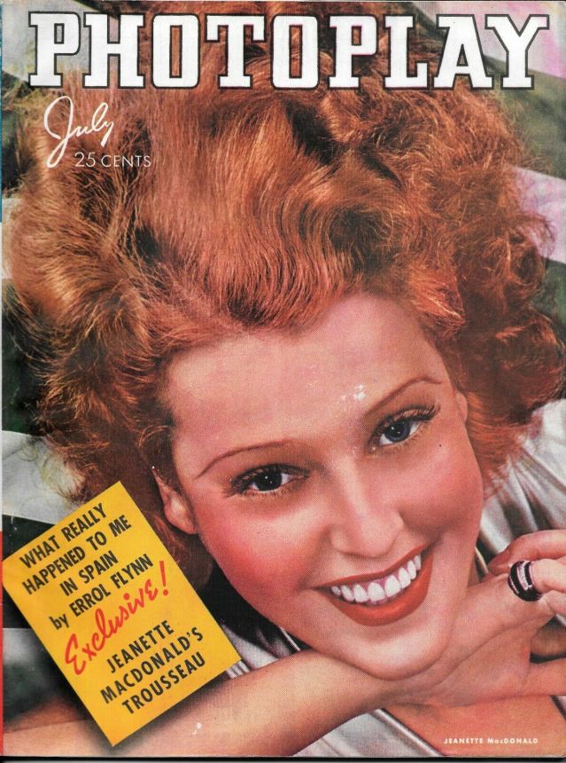 PHOTOPLAY magazine side cover Issue 314 July 1937