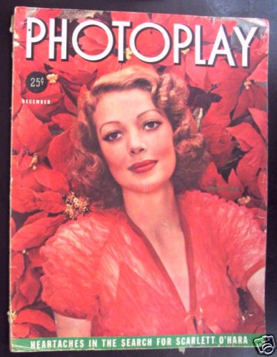 PHOTOPLAY magazine side cover Issue 319 December 1937