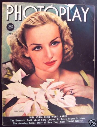 PHOTOPLAY magazine side cover Issue 323 April 1938
