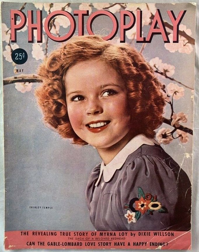 PHOTOPLAY magazine side cover Issue 324 May 1938
