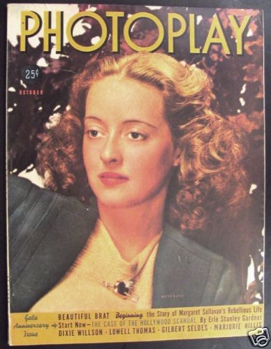 PHOTOPLAY magazine side cover Issue 329 October 1938