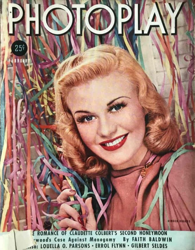 PHOTOPLAY magazine side cover Issue 333 February 1939