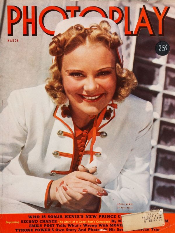 PHOTOPLAY magazine side cover Issue 334 March 1939