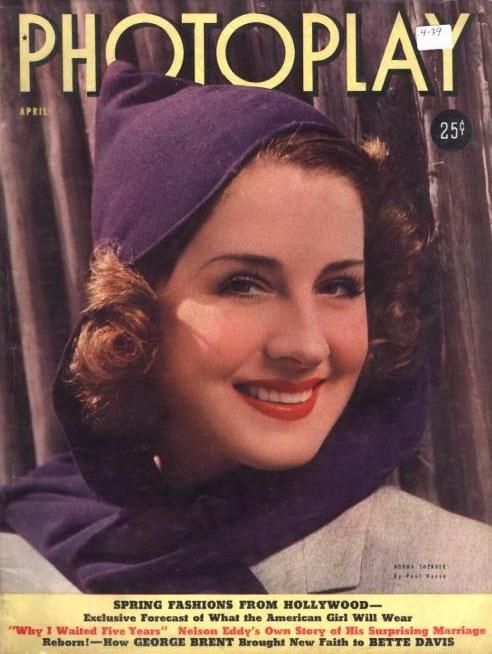 PHOTOPLAY magazine side cover Issue 335 April 1939