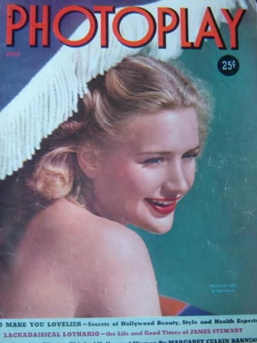 PHOTOPLAY magazine side cover Issue 338 July 1939