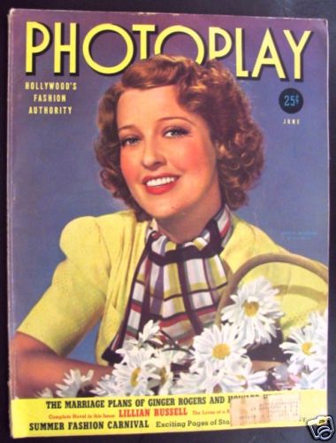 PHOTOPLAY magazine side cover Issue 349 June 1940