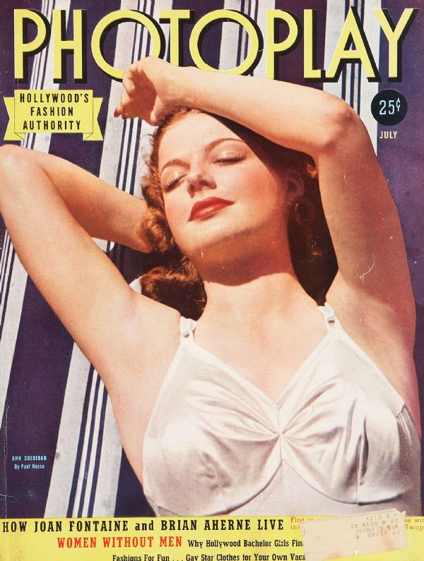PHOTOPLAY magazine side cover Issue 350 July 1940