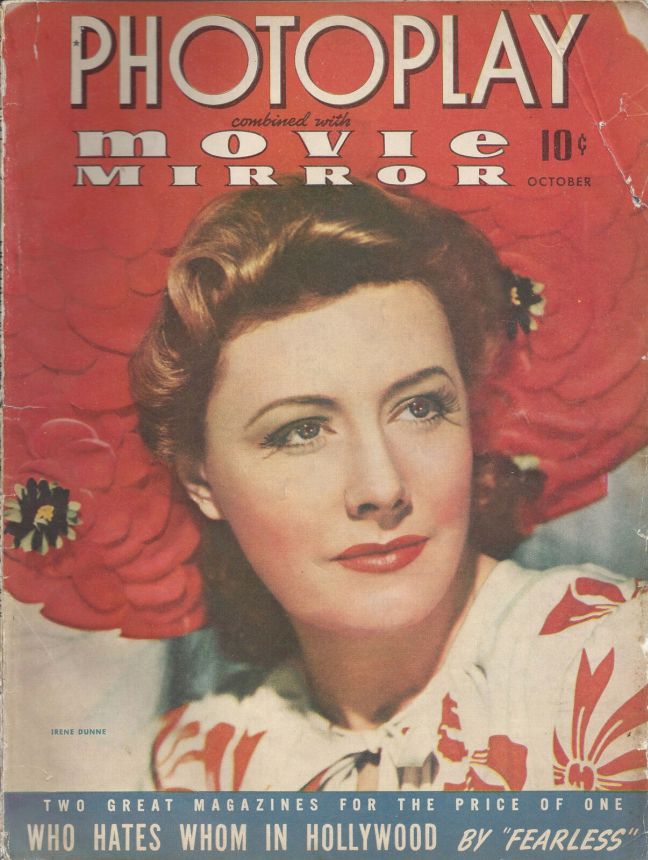 PHOTOPLAY magazine side cover Issue 365 October 1941