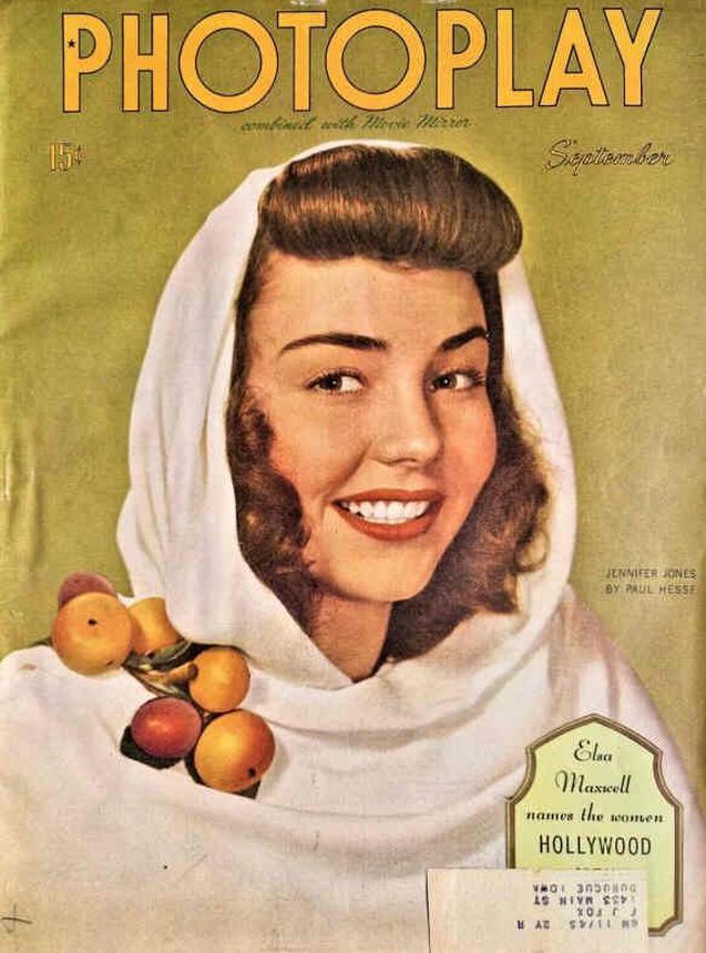 PHOTOPLAY magazine side cover Issue 400 September 1944