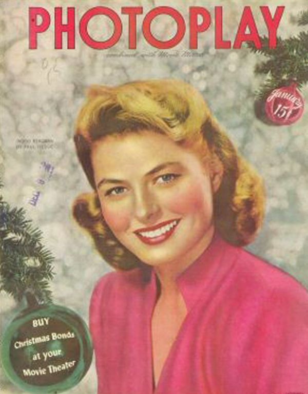 PHOTOPLAY magazine side cover Issue 404 January 1945