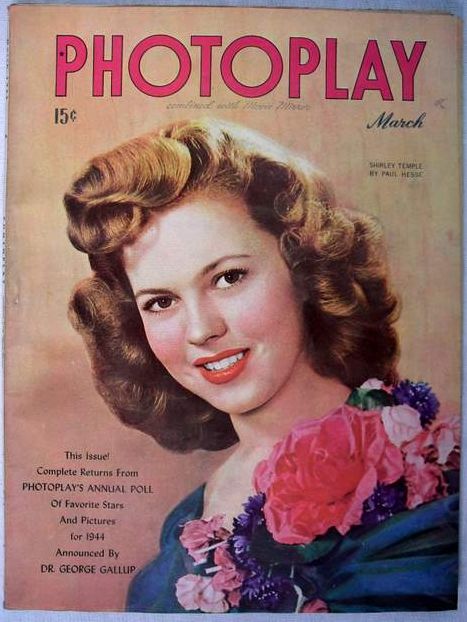 PHOTOPLAY magazine side cover Issue 406 March 1945