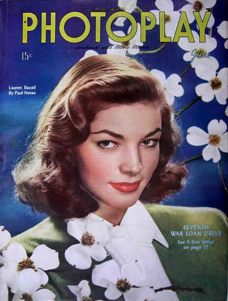 PHOTOPLAY magazine side cover Issue 409 June 1945