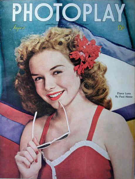 PHOTOPLAY magazine side cover Issue 411 August 1945