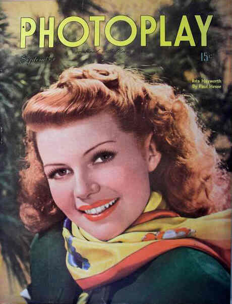 PHOTOPLAY magazine side cover Issue 412 September 1945
